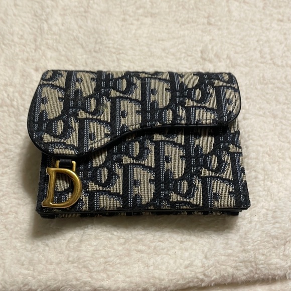 Bags Authentic Dior Oblique Saddle Card Holder Poshmark